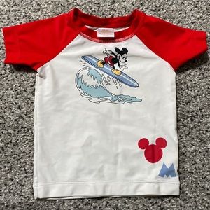 Hanna Andersson surfing Mickey size 70 swim rash guard